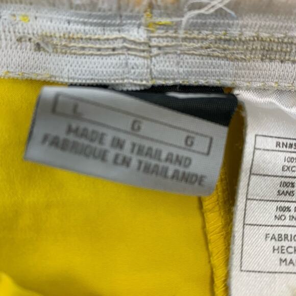 Nike Shorts Mens L Yellow Dri-FIT Basketball Athletic Training Running Soccer - Picture 3 of 7